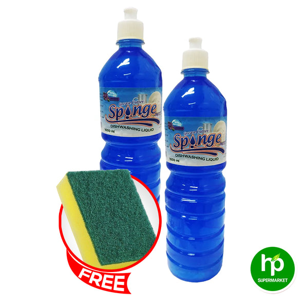 Sponge Dishwashing Liquid Antibac Promo Pack 2 x 1000ml