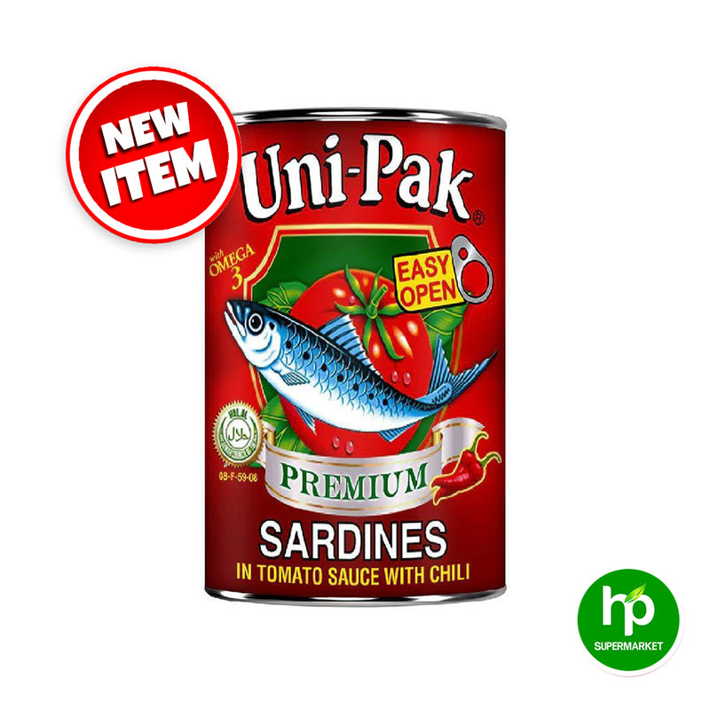 Unipak - Sardines in Tomato Sauce w/ Chili 155g