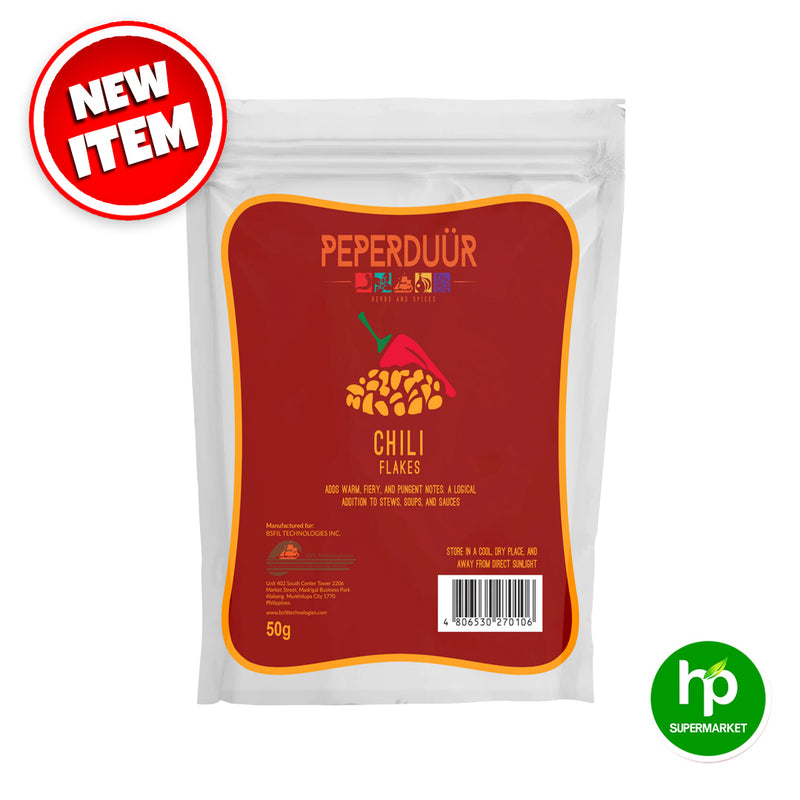 Pepperduur Spices Chili Flakes 50g