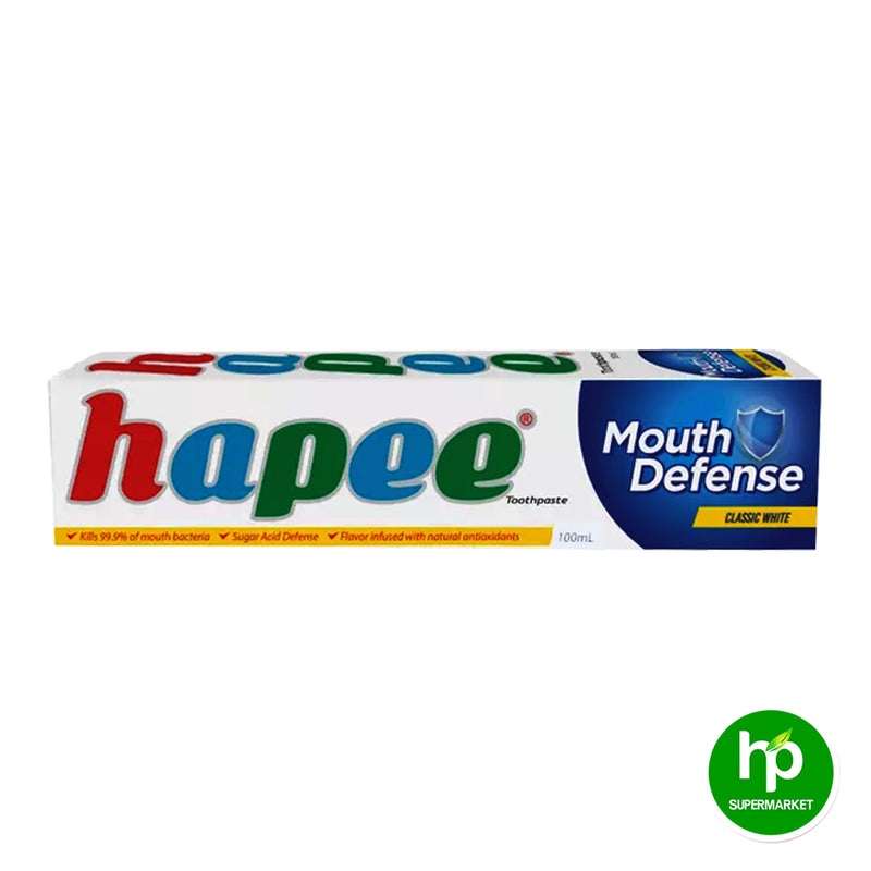 Hapee Mouth Defense Classic White 100ml