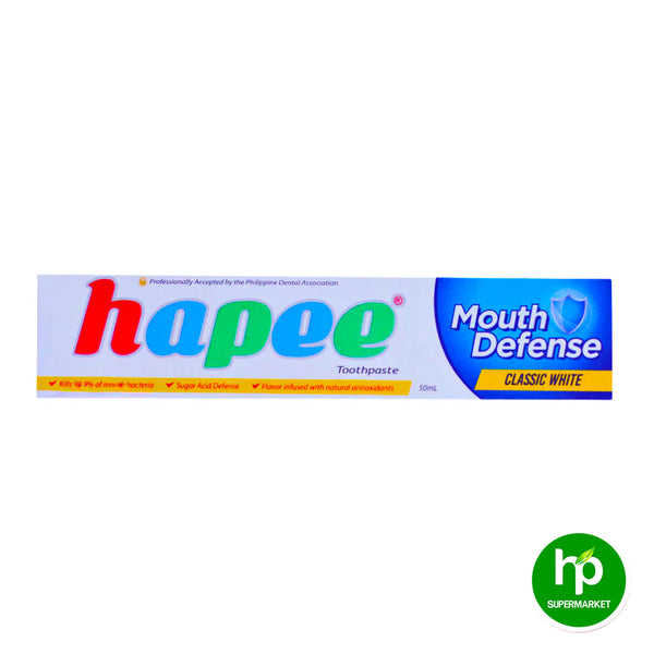 Hapee Mouth Defense Classic White 50ml