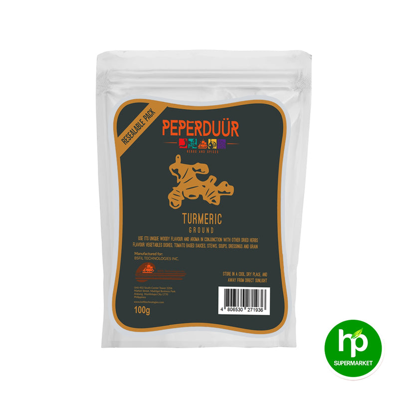 Pepperduur Turmeric Ground 100g