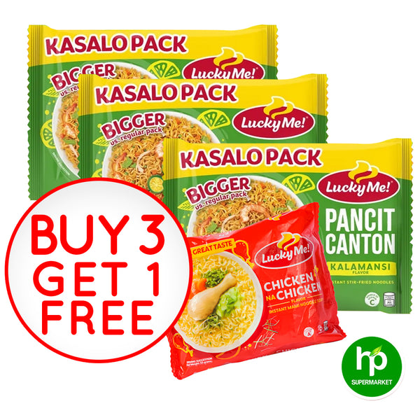 Buy 3 LM! Pancit canton Kalamansi Kasalo Pack 120g Get 1 Free