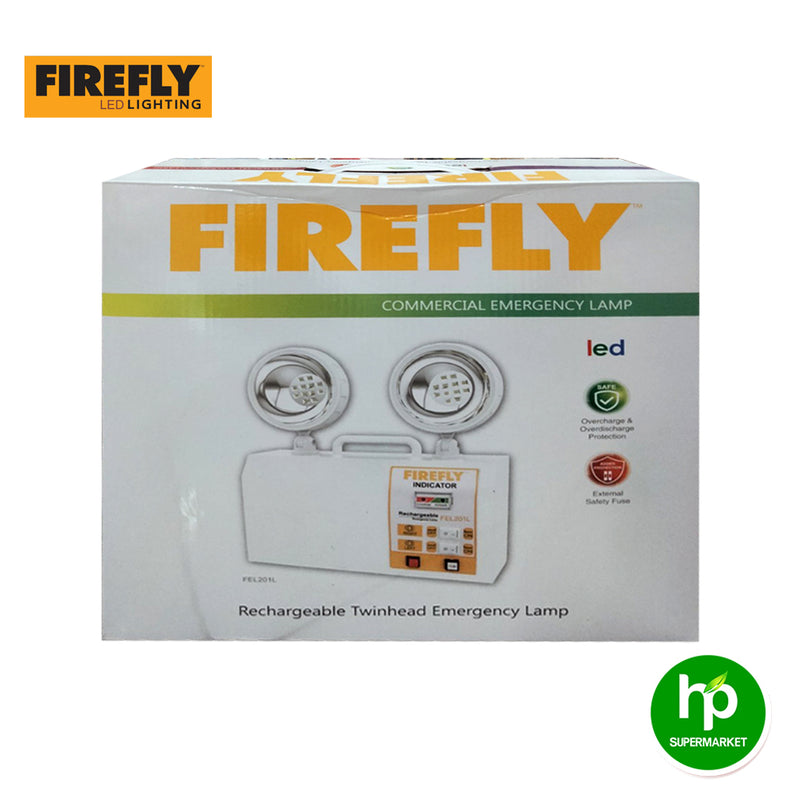Firefly LED Emergency Lamp Rechargeable Twinhead
