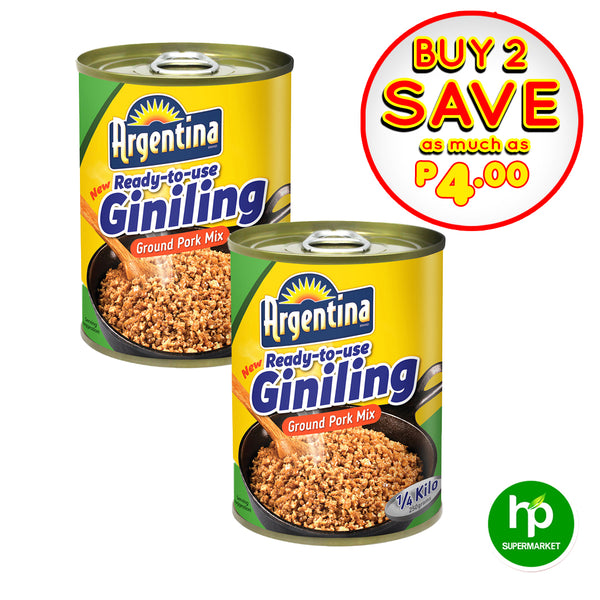Buy 2 Argetina Ready to Use Giniling 250g SAVE P4.00