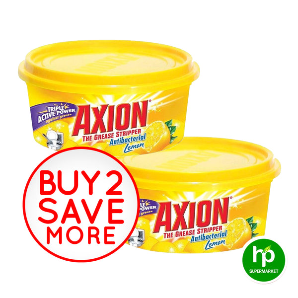 Axion Dishwashing Paste Antibacterial Lemon 350g Twin Pack