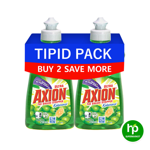 Axion Dishwashing Liquid Kalamansi 250g Tipid Pack