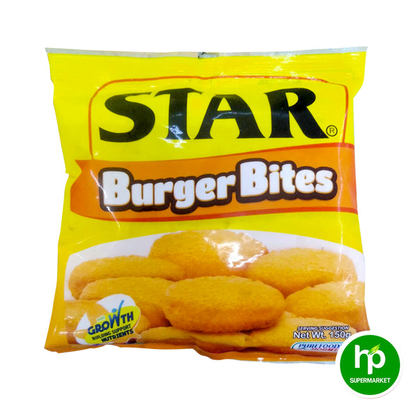 Pure Foods Star Burger Bites 150g