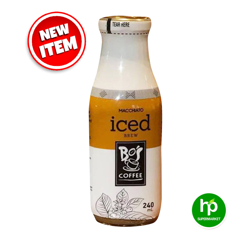 Bo's Coffee Iced Brew Macchiato 240ml