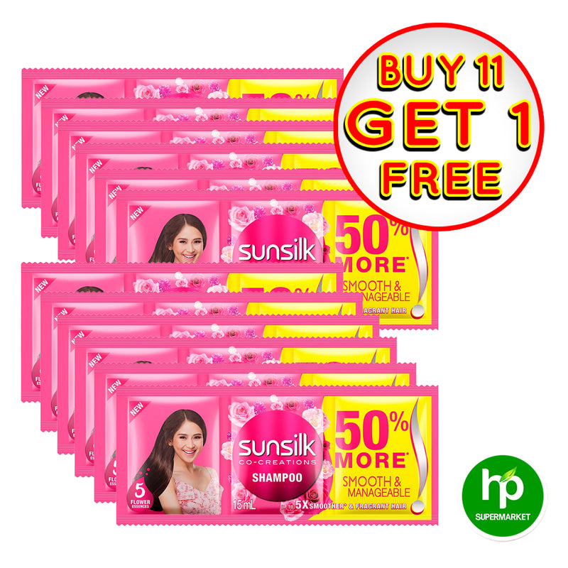 Buy 11 Sunsilk Shampoo Smooth & Manageable 13ML Get 1 Free
