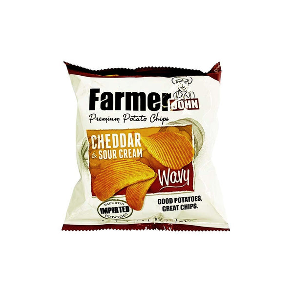 Farmer John Wavy Cheddar & Sour Cream 22g