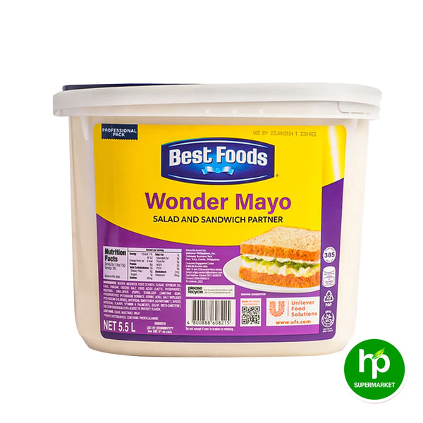 Best Foods Wonder Mayo 5.5L