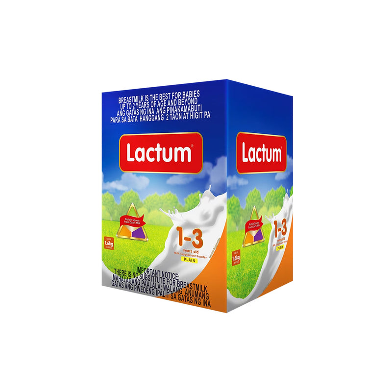 Lactum 1-3 Powder Plain 1.6kg