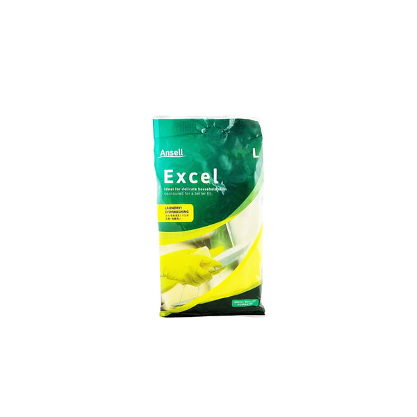 Ansell Gloves Excel Yellow Large