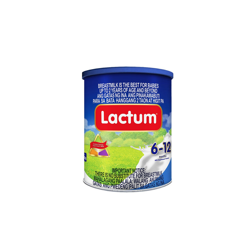 Lactum 6-12 Months Plain 900g