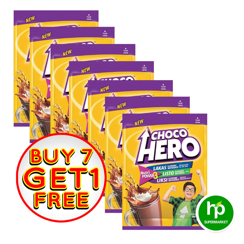 Buy 7+1 Choco Hero Powdered Choco Malt Milk Drink 24g