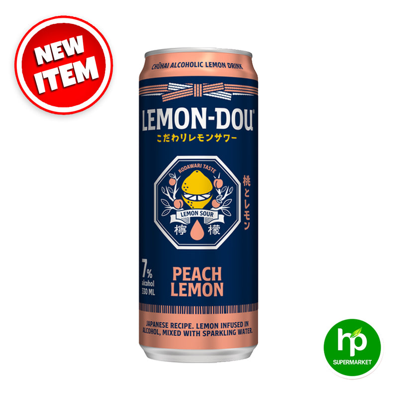 Lemondou Peach Lemon Can 330ml