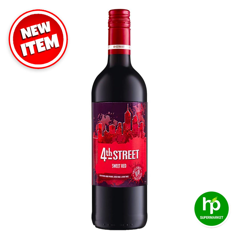 4th Street Sweet Red Wine Bottle 750ml