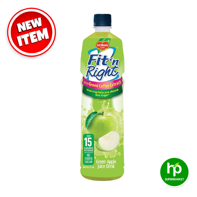 Del Monte Fit 'N Right Apple Juice 1L