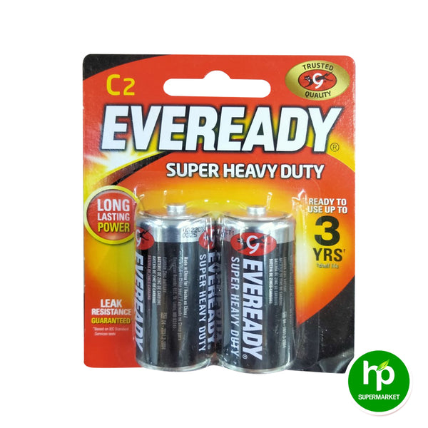 Eveready C Super Heavy Duty Batteries 1235 BP2