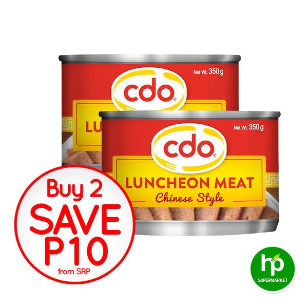 Buy 2 Cdo Luncheon Meat Chinesse Style 350g Save P10.00