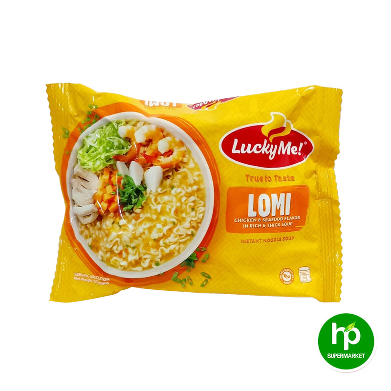 Lucky Me Instant Lomi Chicken & Seafood Flavor 65g