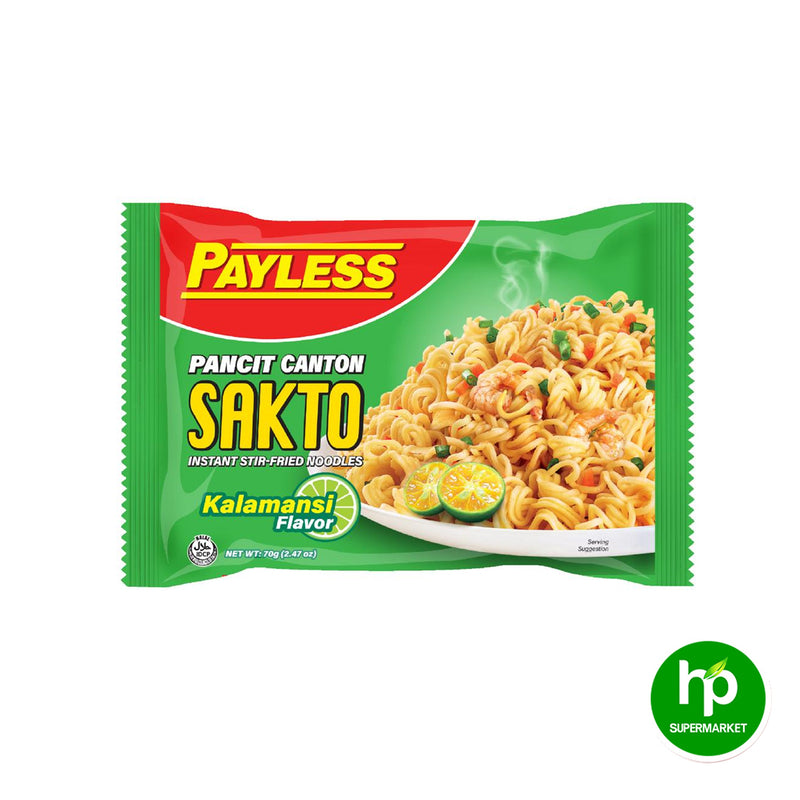 Payless Sakto Pancit Canton Kalamansi 70G