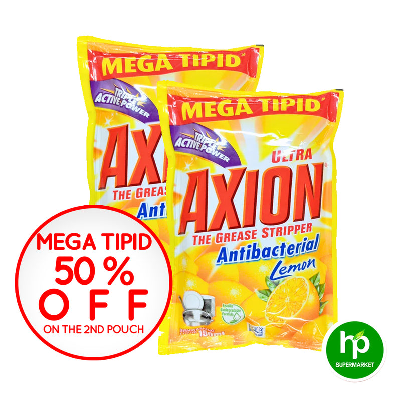 Buy 2 Axion Liquid Antibacterial Lemon 190ml Get 50% of on the 2nd 190ml