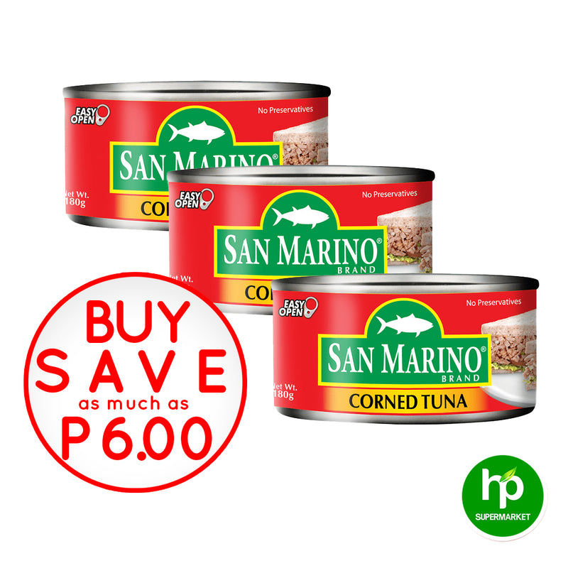 Buy 3 San Marino Corned Tuna 150g Save P6.00