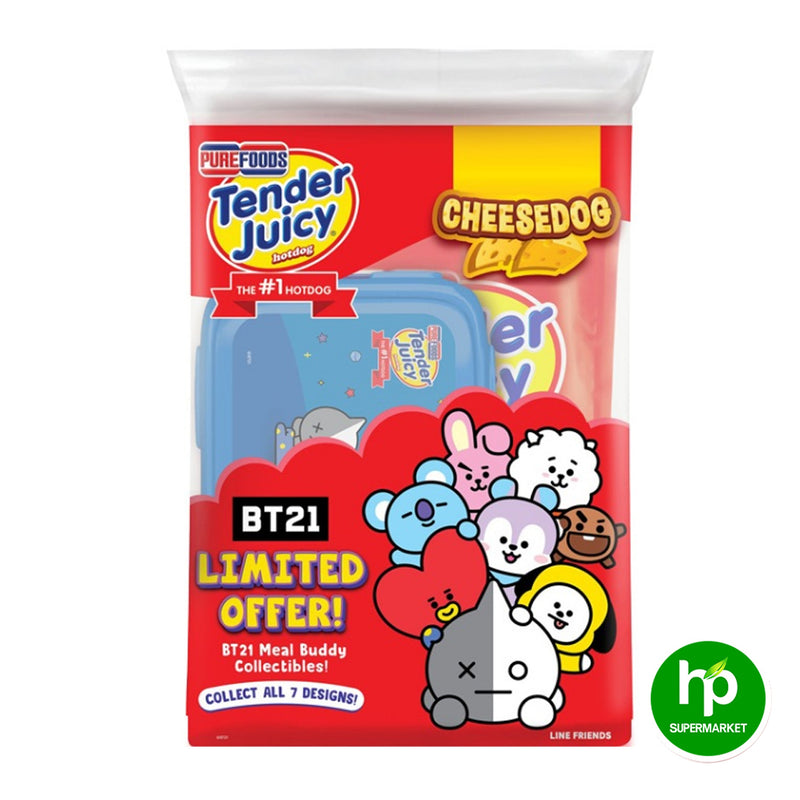 Tender Juicy Hotdog Cheesedog 1kg BT21 Meal Buddy Colectibles