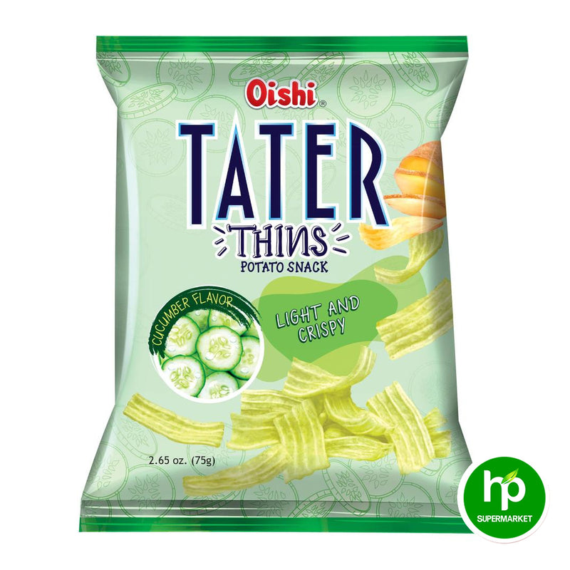 Oishi Tater Thins Cucumber Flavor 75g