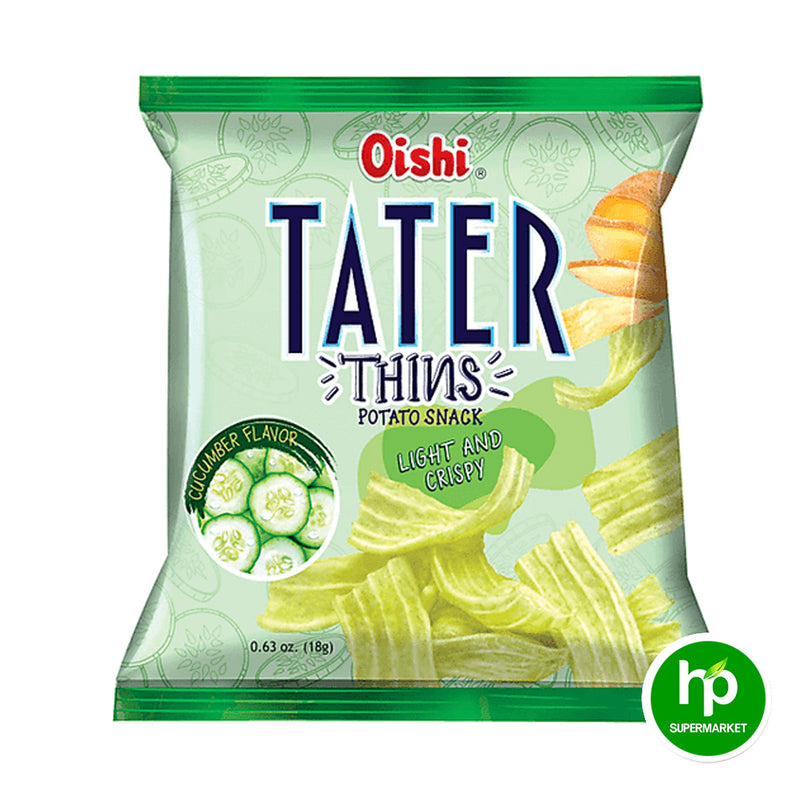 Oishi Tater Thins Cucumber Flavor 18g