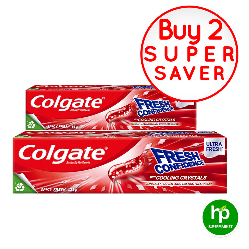 Buy 2 Colgate Fresh Confidence Spicy Fresh Super Saver