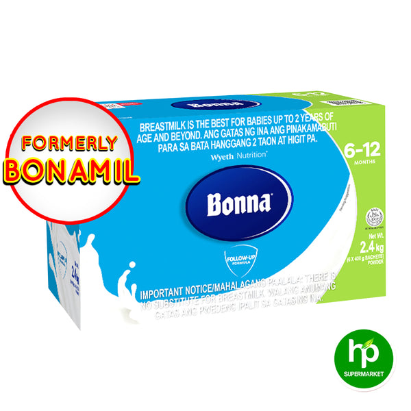 Bonna 6-12 Months Powder (6x400g Sachets) 2.4kg