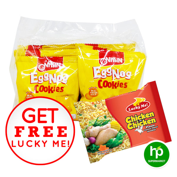 Nissin Eggnog Cookies 10's Get Free Lucky Me!