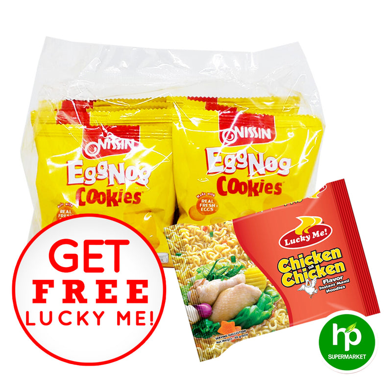 Nissin Eggnog Cookies 10's Get Free Lucky Me!