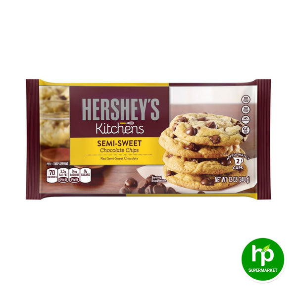 Hersheys Semi-Sweet Chocolate Chips 340g