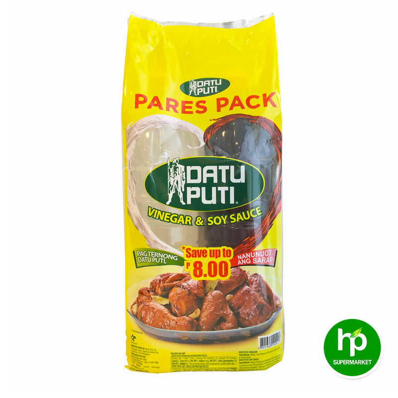 Datu Puti Pares Pack Vinegar + Soy Sauce 1L