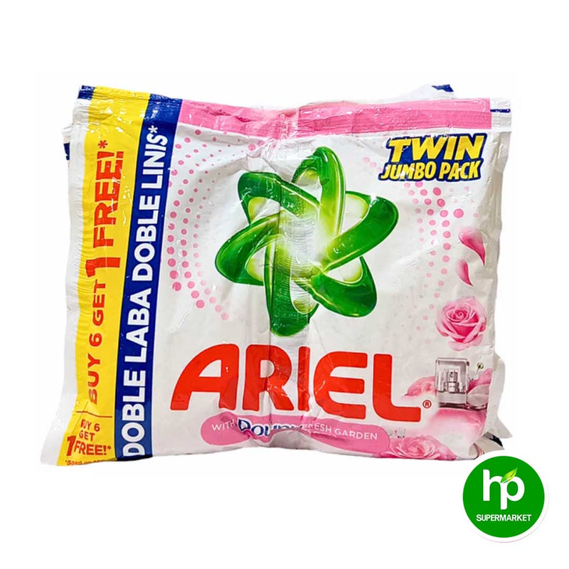 Ariel Detergent Powder with Downy Fresh Garden Bloom 66g 6+1