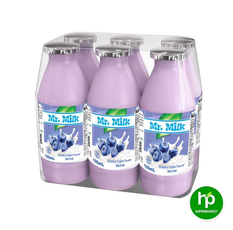 Mr. Milk Blueberry 100ml x 6's