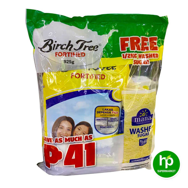 Birch Tree Fortified 925g Get Free 500g Sugar