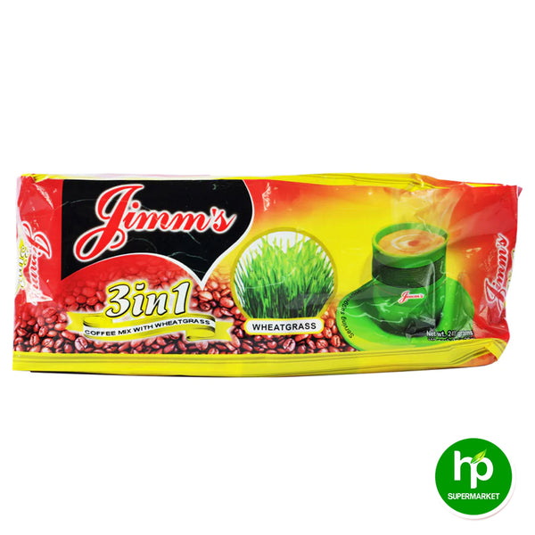 Jimm's 3in1 Coffee Mix With Wheatgrass 20gx 12 sachets