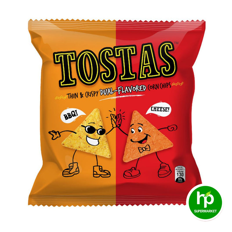 Tostas Corn Chips Cheese & BBQ 24g