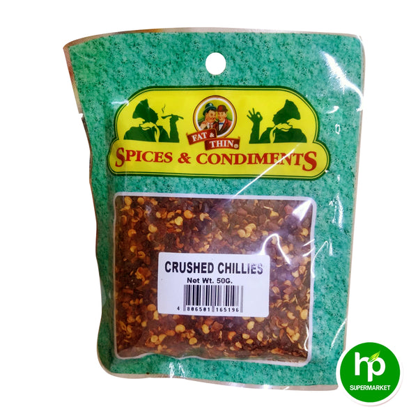 Fat & Thin Crushed Chillies 50g