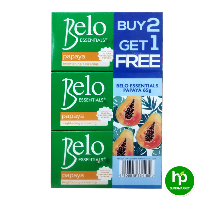 Belo Essentials Papaya 65g Buy 2 Get 1 Free