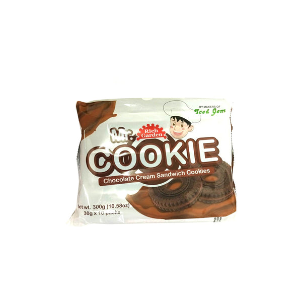 Mr. Cookie Chocolate Cream Sandwich Cookies 30g