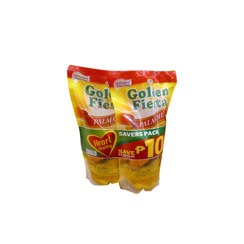 Ufc Golden Fiesta Palm Oil Pouch Duo Pack 1L
