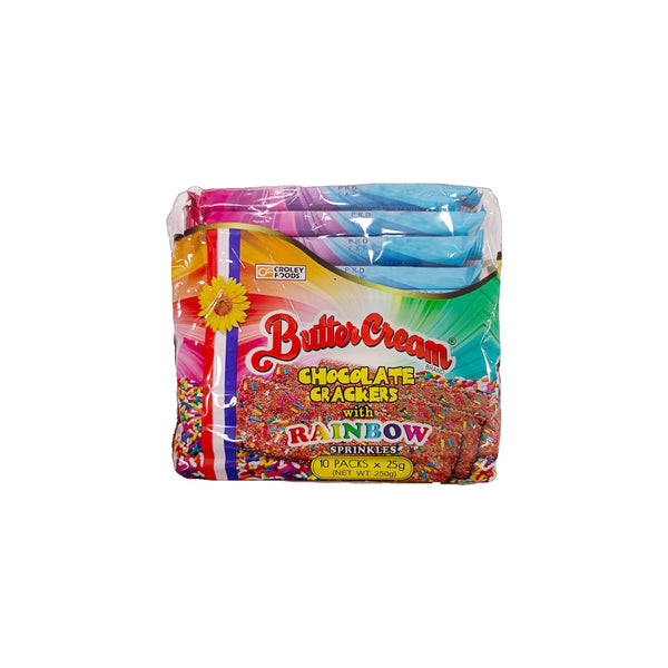 Butter Cream Choco w/Rainbow Sprinkles 20g