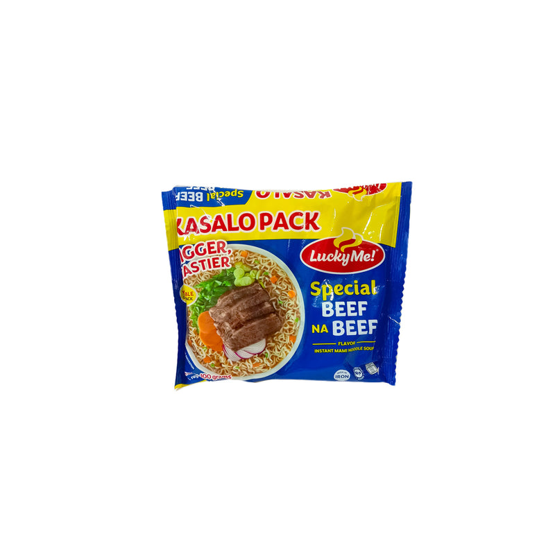 Lucky Me Beef Kasalo Pack 100g