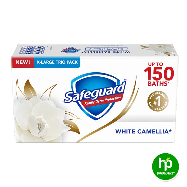 Safeguard White Camellia Bar Soap 160gx3